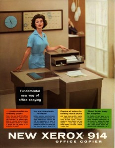 Xerox copier ad