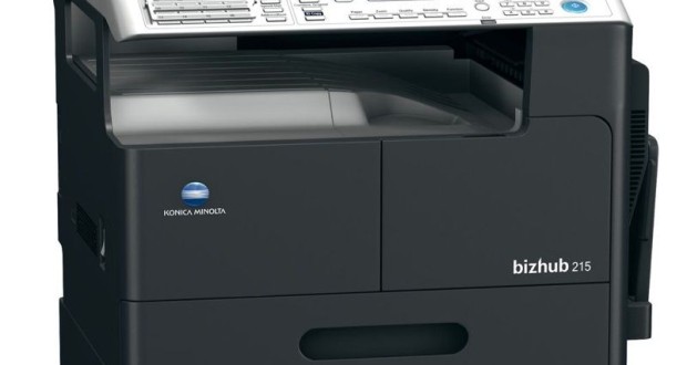 Konica Minolta Bizhub 215 Monochrome Multifunction Printer Copierguide