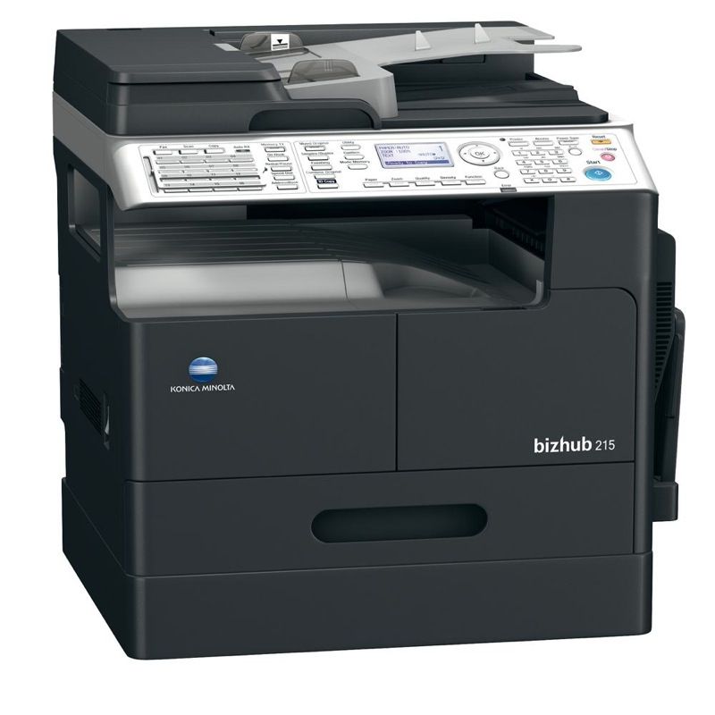 Konica Minolta Bizhub 215 Monochrome Multifunction Printer Copierguide