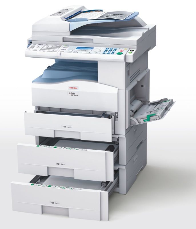 Ricoh Aficio MP 201 SPF Digital Imaging System - CopierGuide