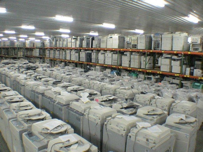 copier machines warehouse