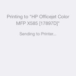 HP MFP X585 AirPrint 2