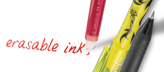 erasable ink