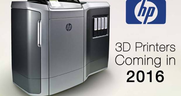 HP 3D printers 2016